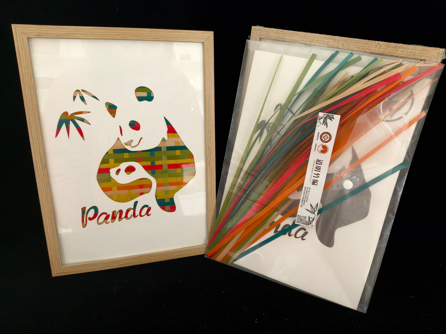 Weave a Panda Pal: The Bamboo Picture Frame Kit