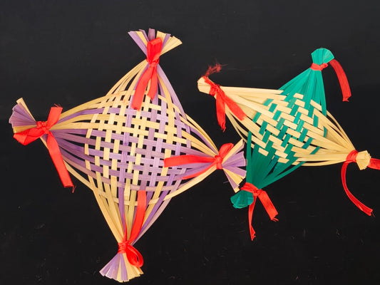 Weave a Vibrant Centerpiece: The Creative Bamboo Tray Kit