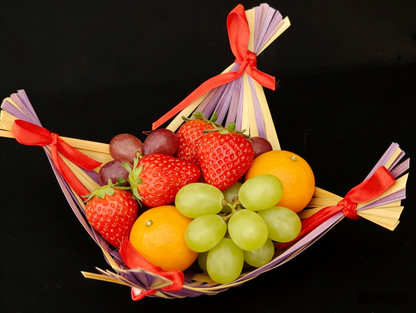 Weave a Vibrant Centerpiece: The Creative Bamboo Tray Kit