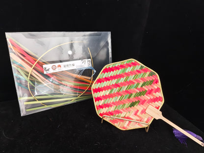 Weave a Classic Breeze: The Elegant Bamboo Fan Kit