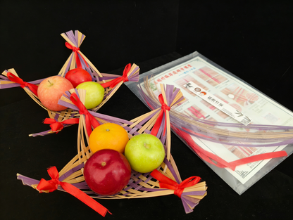 Weave a Vibrant Centerpiece: The Creative Bamboo Tray Kit