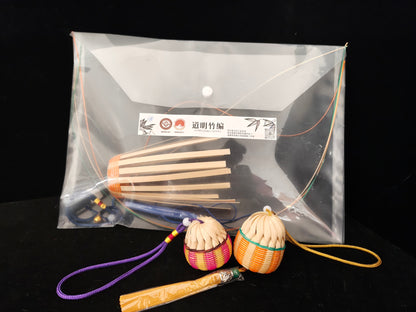 Weave a Blessing: The "Message of Peace" Bamboo Weaving Kit