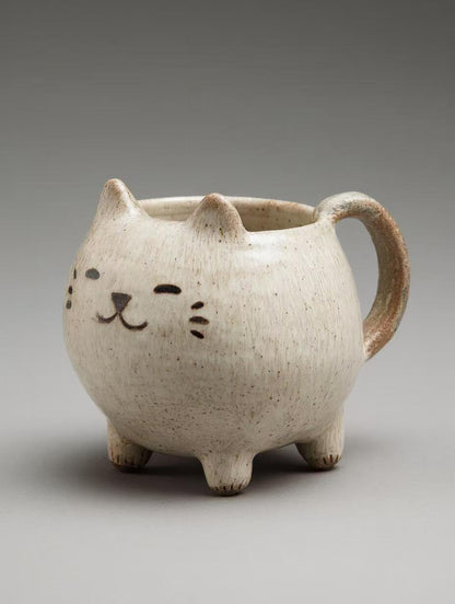 First Touch of Clay" Taster Kit: Craft Your Own Mindful Cat Mug