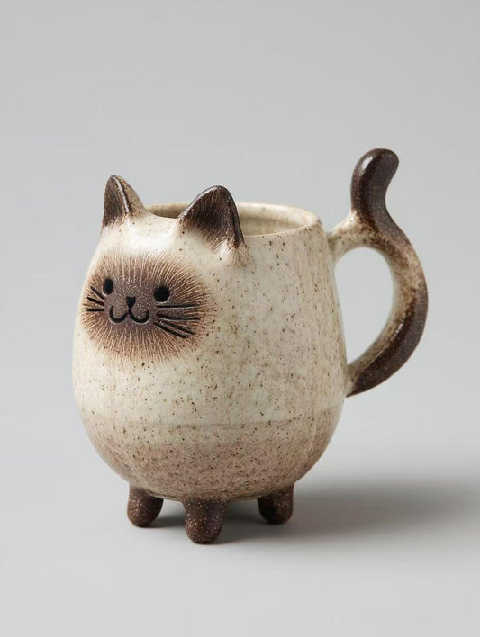 First Touch of Clay" Taster Kit: Craft Your Own Mindful Cat Mug