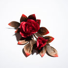 Artisan 'Ronghua' Kit: Craft a Timeless Velvet Rose Brooch