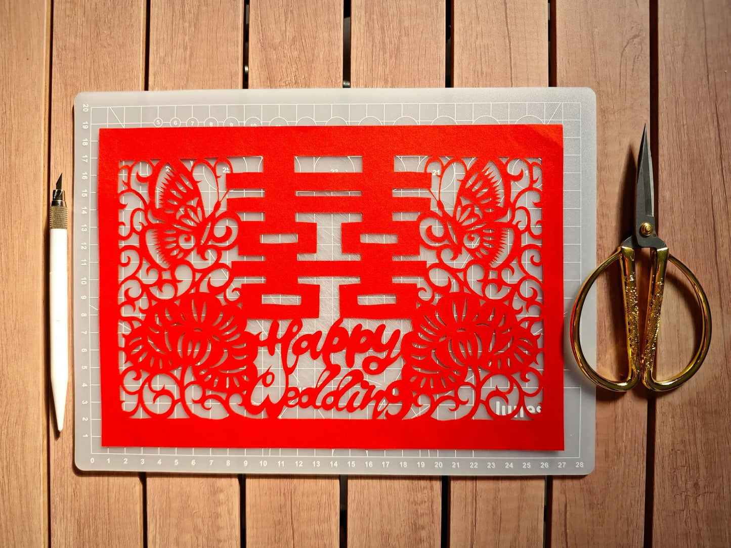 Paper Art Course 4 | Double Happiness | Craft Love & Good Luck - Silkpathcraftsmen Company